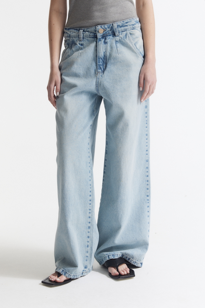 Jean Wide Leg Pinza