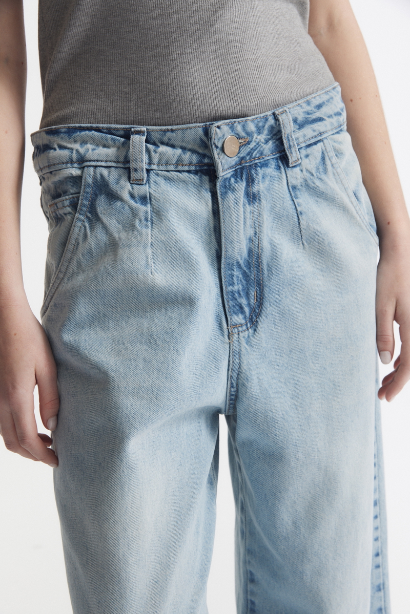 Jean Wide Leg Pinza