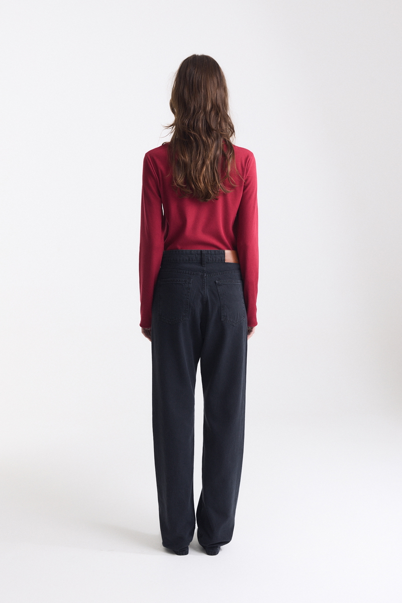Jean Straight Full Black
