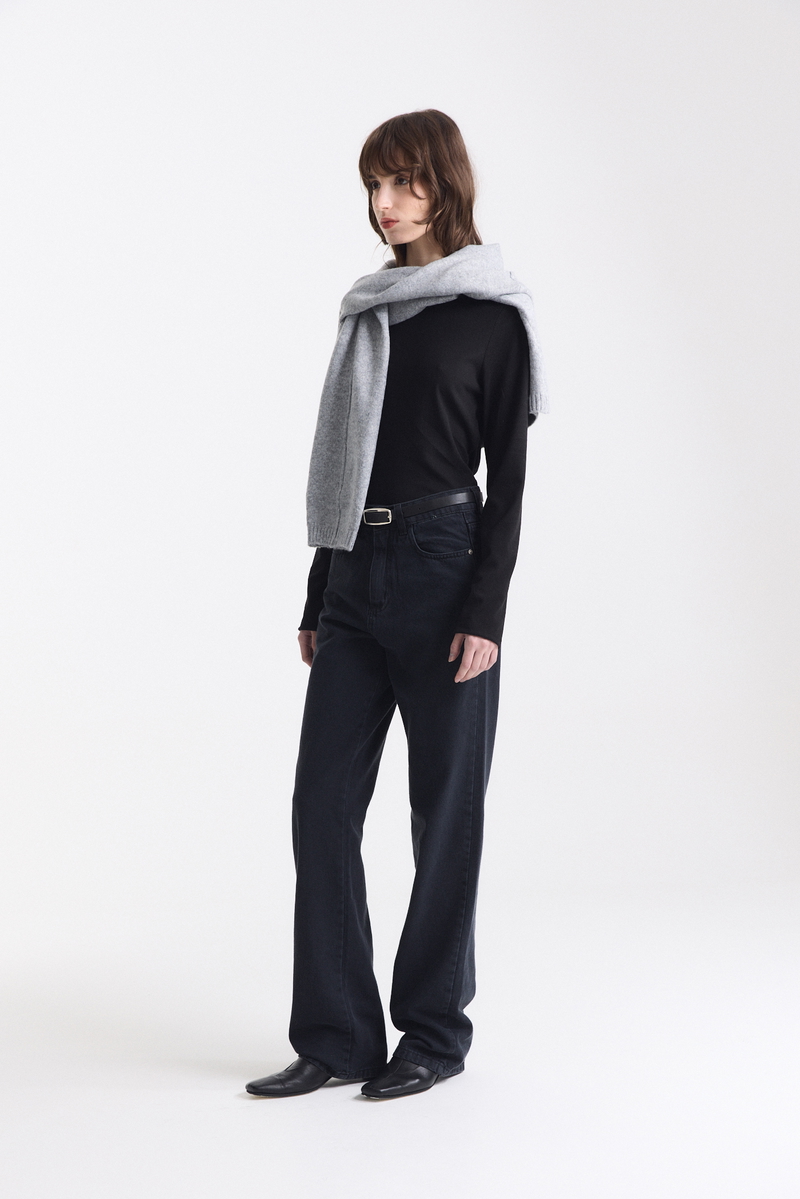 Jean Straight Full Black