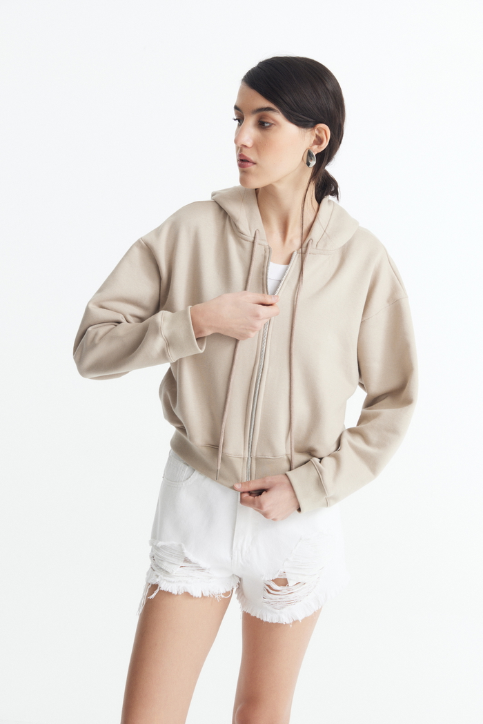 Campera Over Crop Rustico