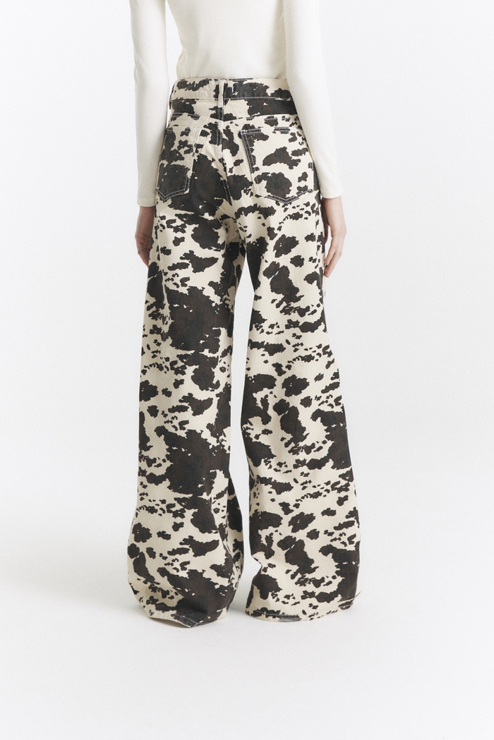 Pantalon Wide Leg Full Vaca
