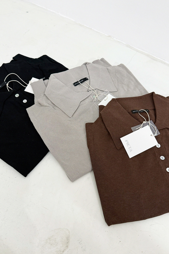 Sweater Tejido Fino Botones