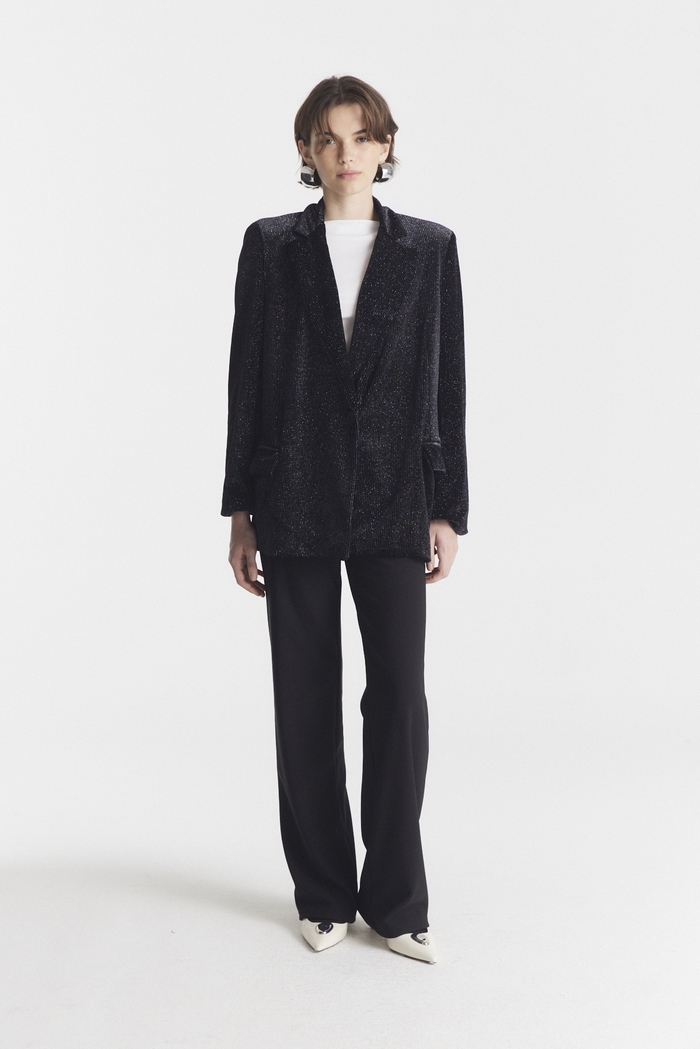 Blazer Velvet Glitter