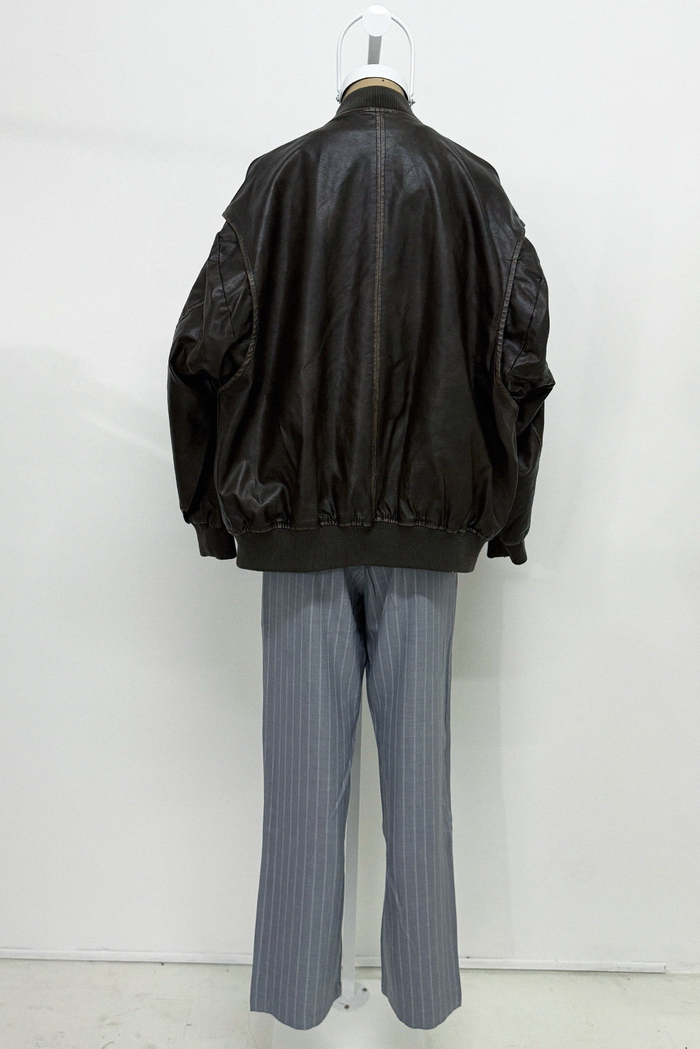 Pantalon Sastrero Recto Rayado
