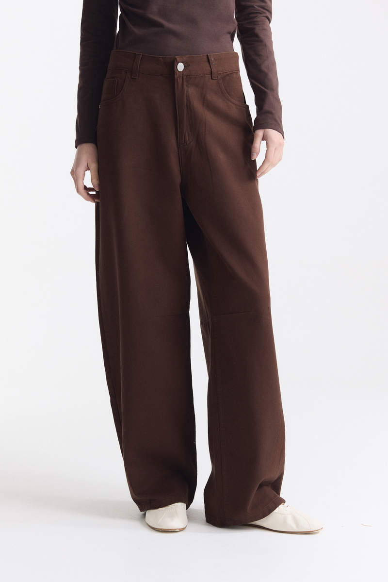 Jean Baggy Balloon Choco
