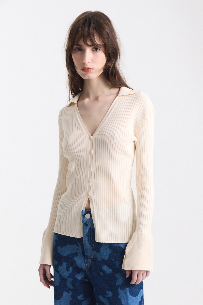 Cardigan Botones y Puños 