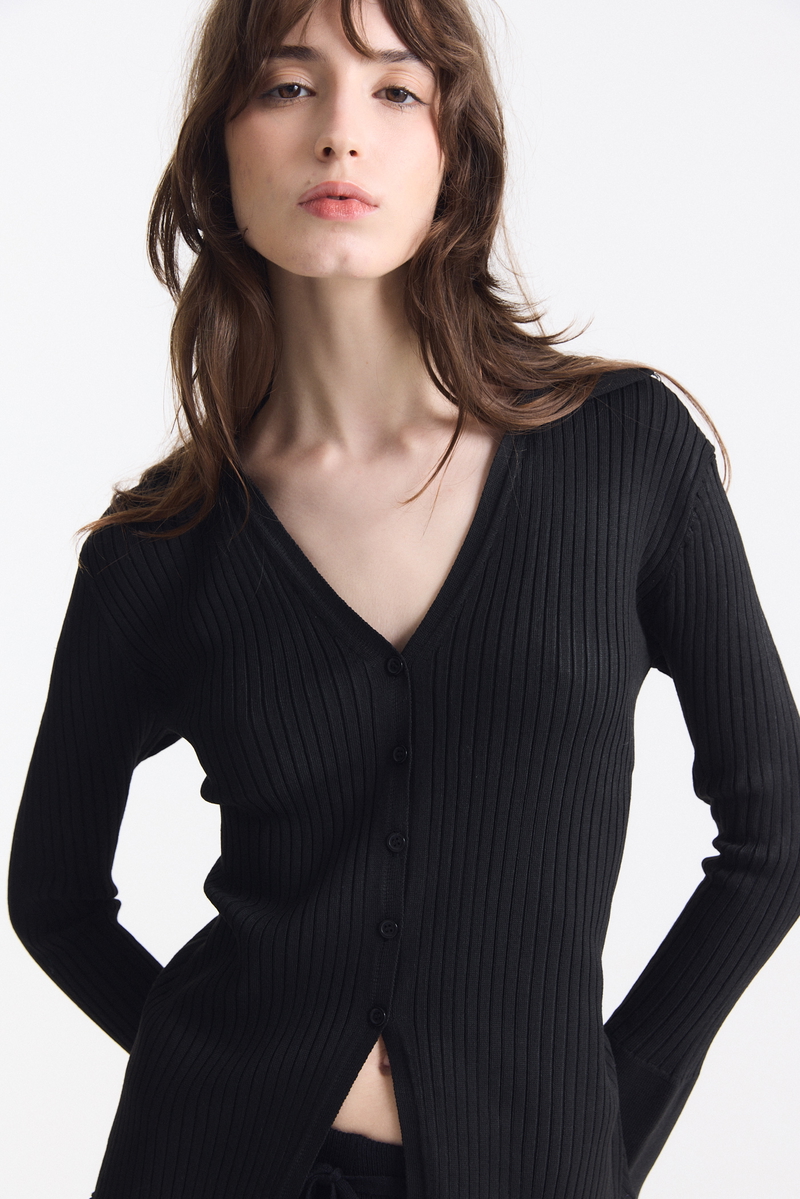 Cardigan Botones y Puños 