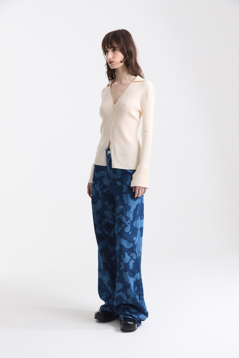 Cardigan Botones y Puños 