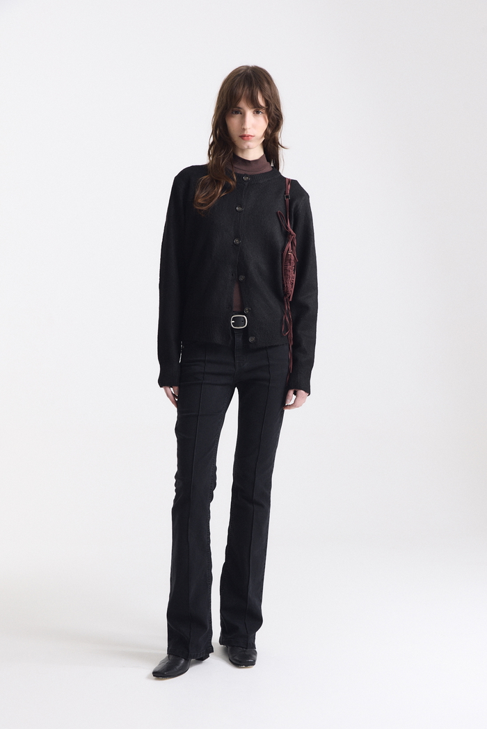 Cardigan Basico Cuello Redondo