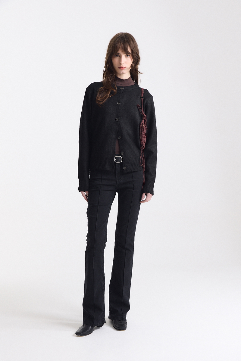 Cardigan Basico Cuello Redondo