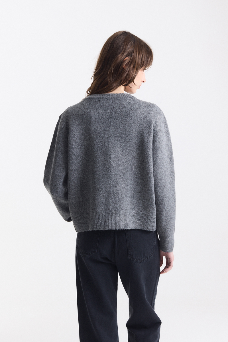 Cardigan Basico Cuello Redondo