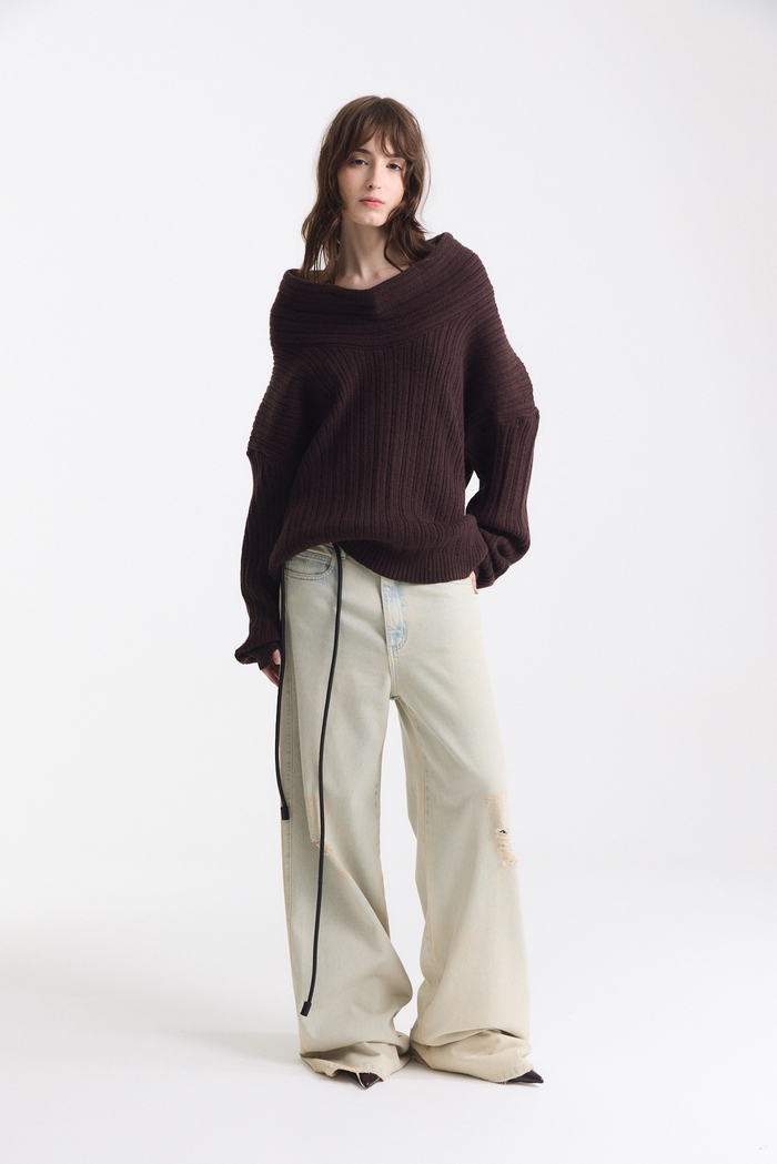 Sweater Grueso Off Shoulder