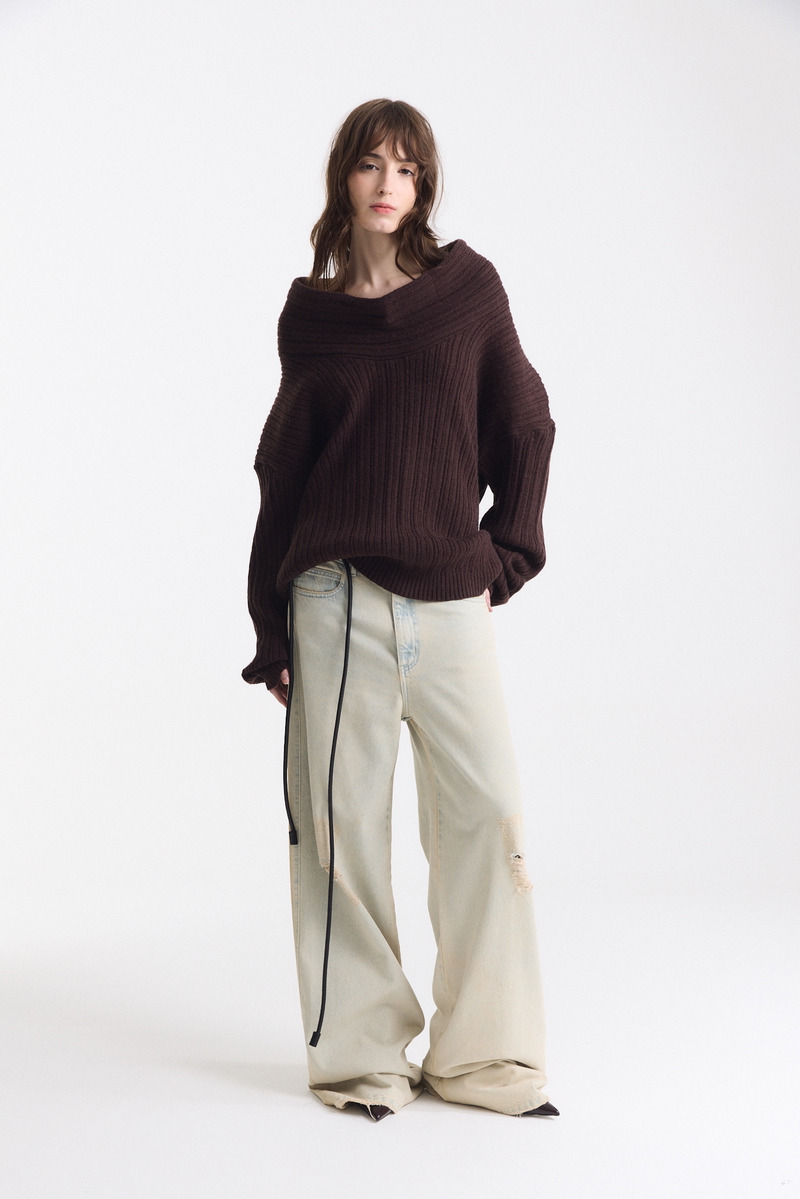 Sweater Grueso Off Shoulder