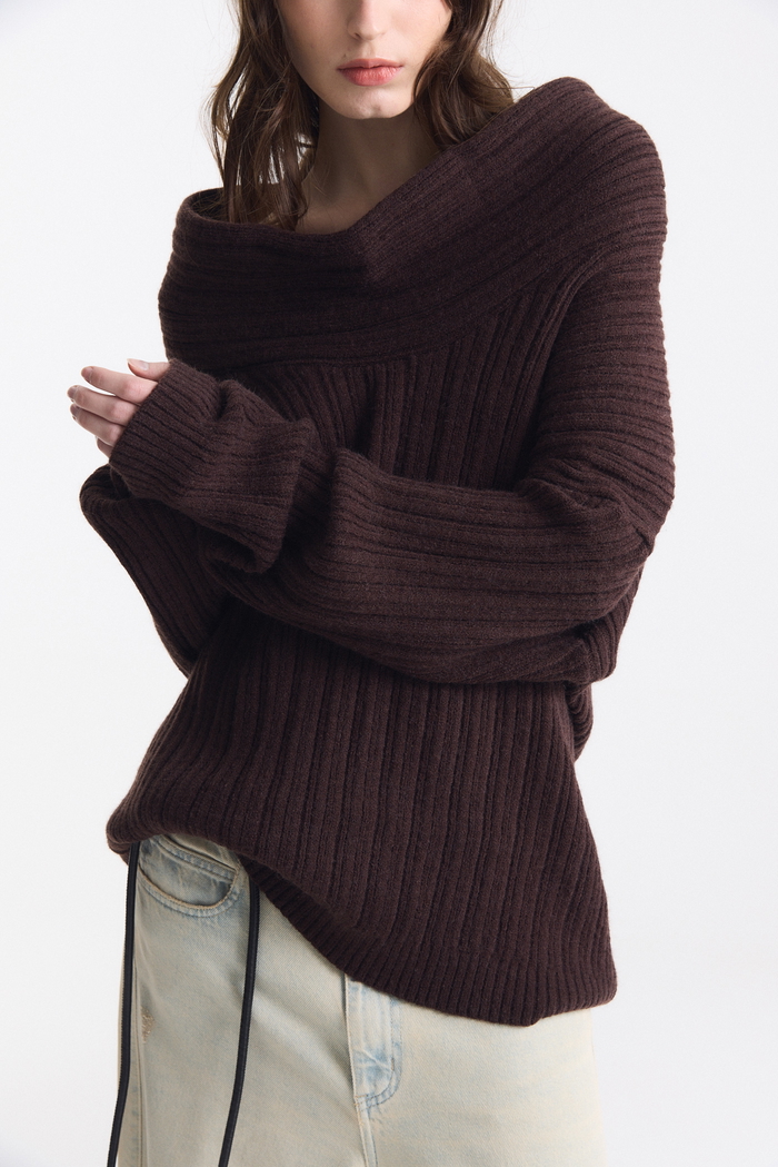 Sweater Grueso Off Shoulder