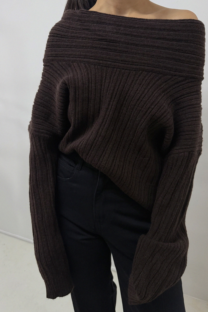 Sweater Grueso Off Shoulder