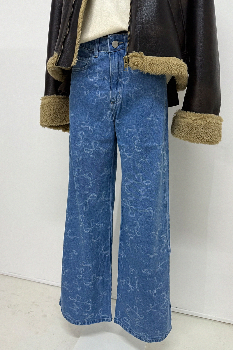 Jean Wide Leg Full Moños
