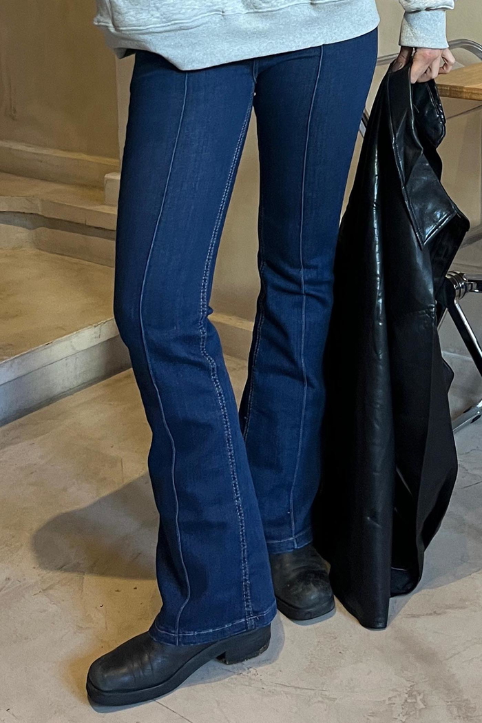 Jean Oxford Tiro Bajo Azul