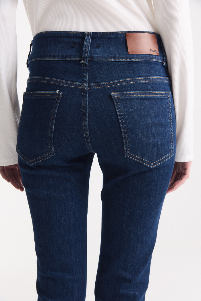 Jean Oxford Tiro Bajo Azul