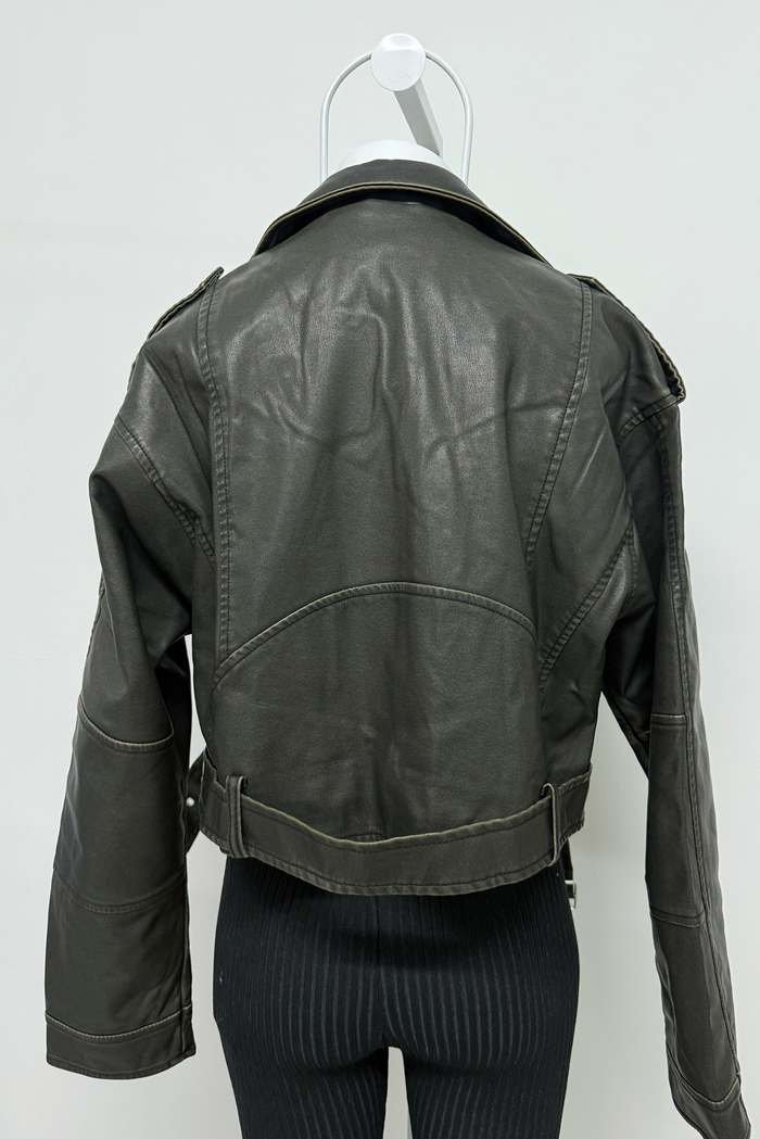 Campera Biker Vintage 