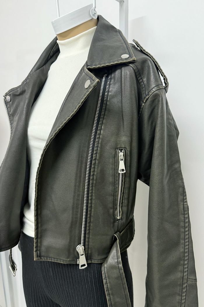 Campera Biker Vintage 